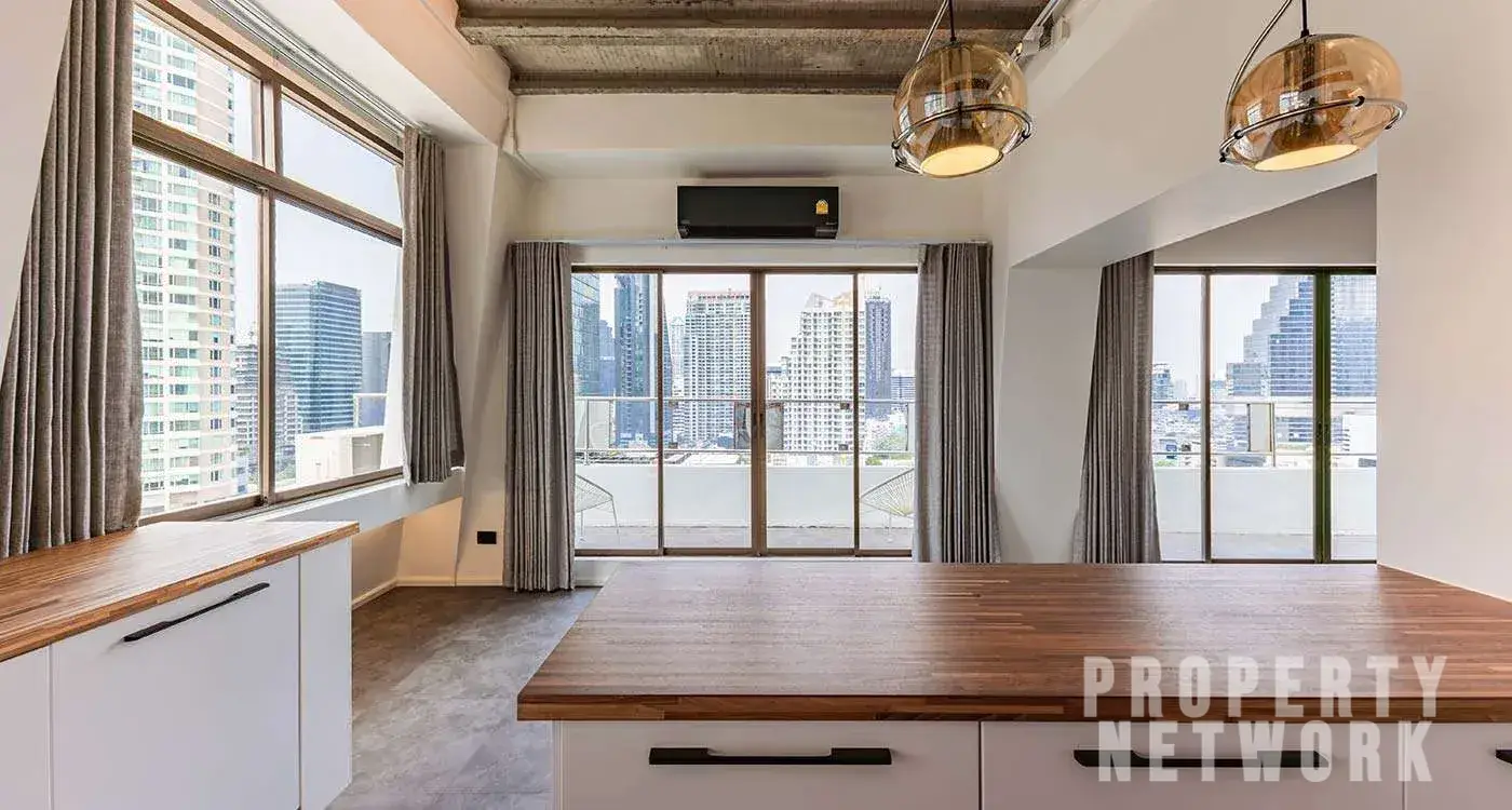 1-Bed 2-Bath 129 sqm Diamond Tower Condo near BTS Chong Nonsi for Sale 15.5M THB
