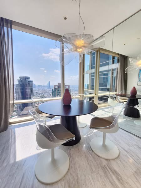 2-Bed 2-Bath 117 sqm Condo at Four Seasons for Rent 200K THB near BTS Saphan Taksin