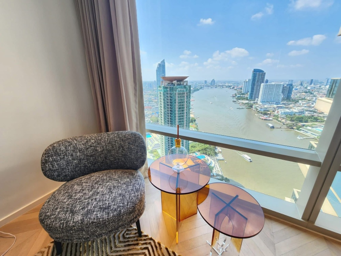 2-Bed 2-Bath 117 sqm Condo at Four Seasons for Rent 200K THB near BTS Saphan Taksin