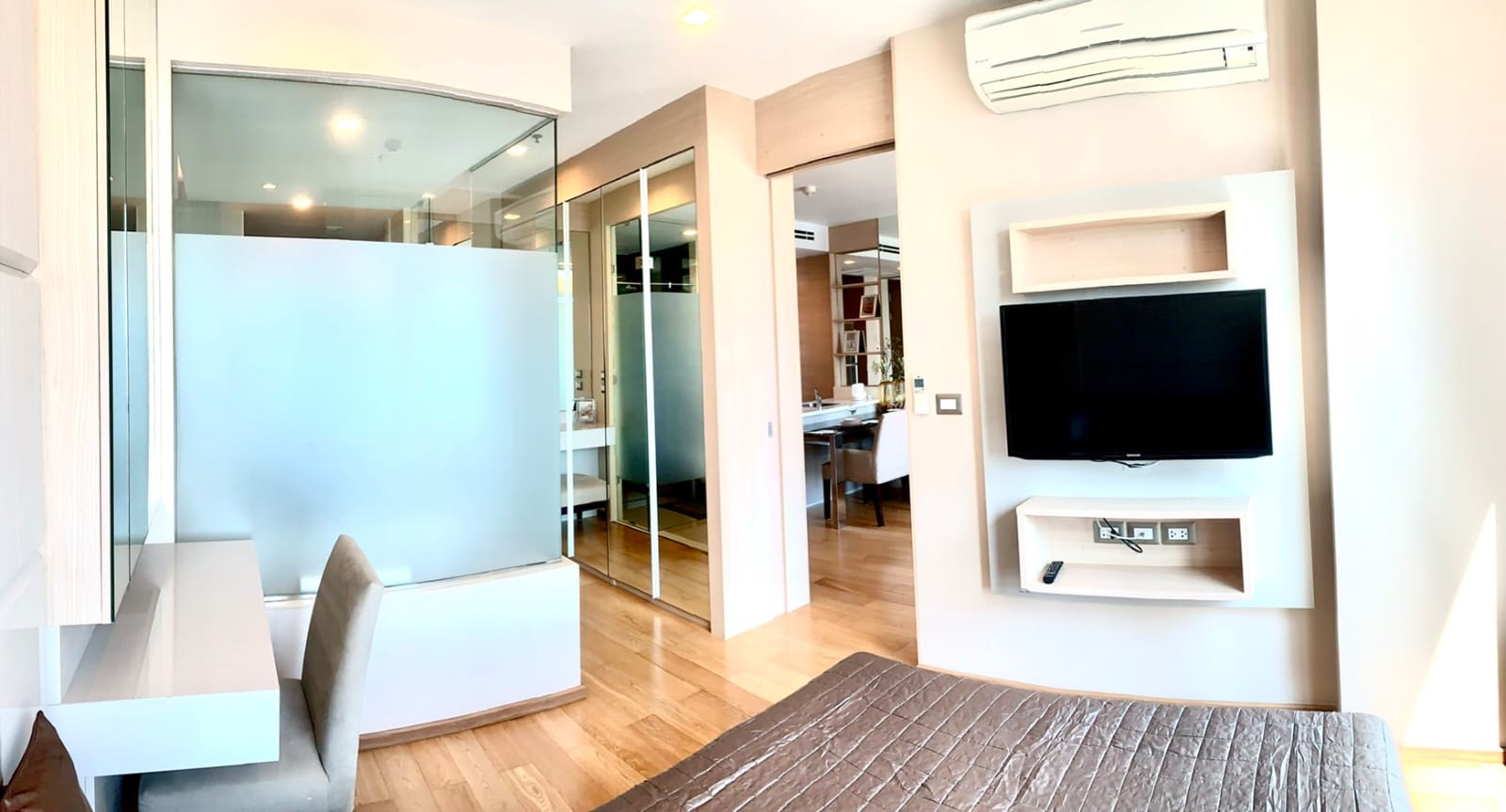 1-Bed 1-Bath 45 sqm Condo at The Address Asoke near MRT Phetchaburi for Rent 26K THB/month