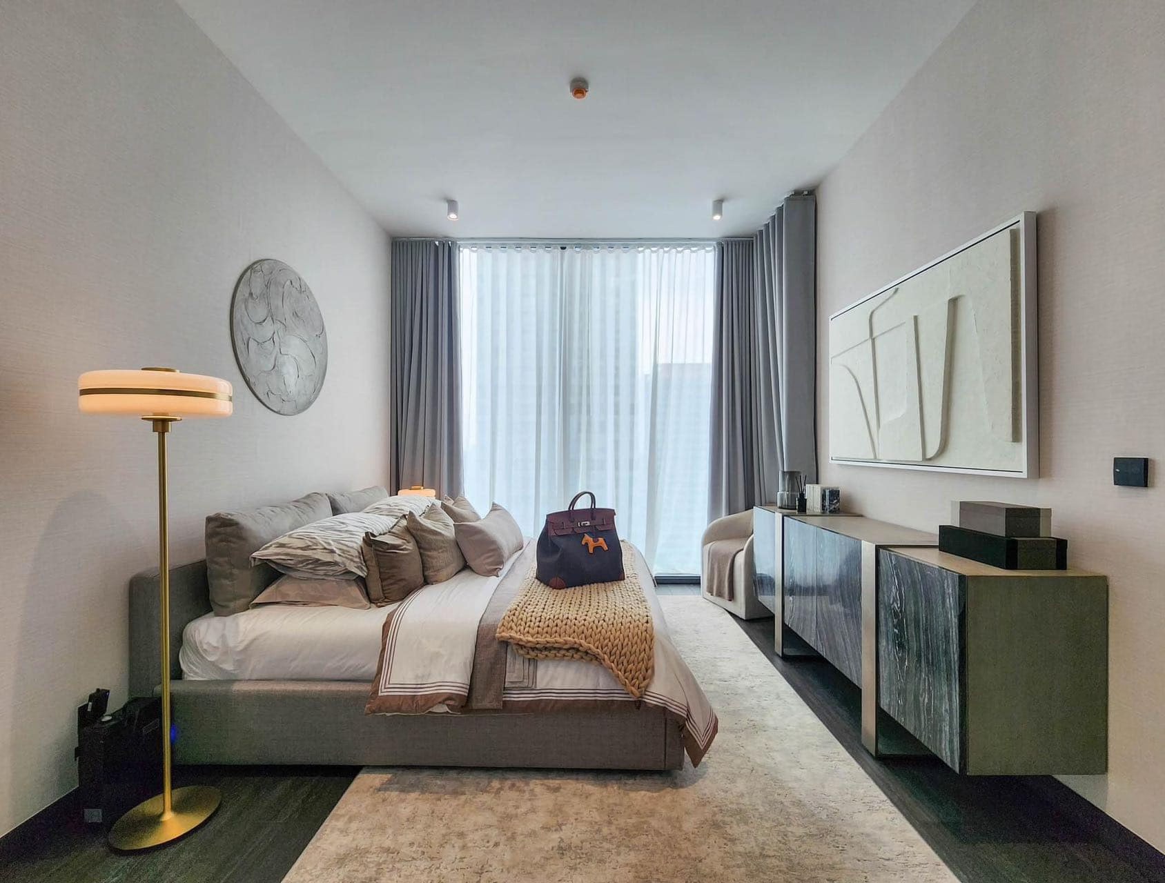2-Bed 3-Bath 135 sqm Condo at Tait Sathorn 12 near BTS St. Louis for Rent 155K THB
