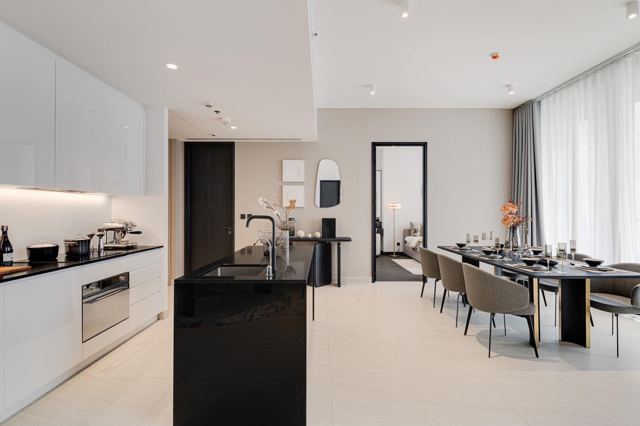 2-Bed 3-Bath 135 sqm Condo at Tait Sathorn 12 near BTS St. Louis for Rent 155K THB