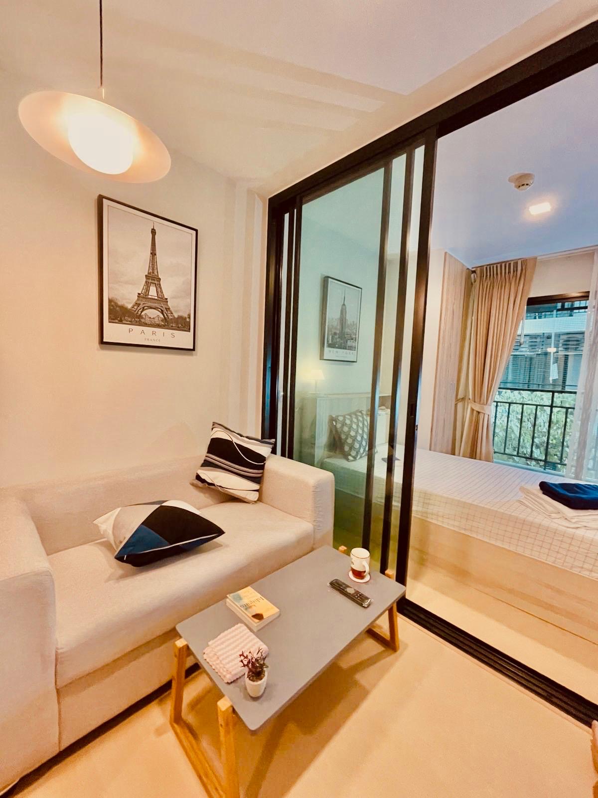 1-Bed 1-Bath 22 sqm Condo at Pause Sukhumvit 115 Near BTS Pu Chao for Rent 75K / Sale 1.25M THB