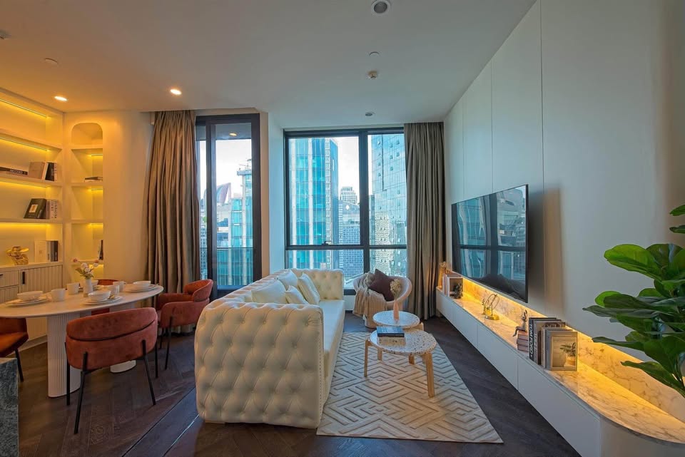 2-Bed 2-Bath 77 sqm Condo at The ESSE Sukhumvit 36 BTS Thong Lo for Rent 100K THB / Sale 26M THB