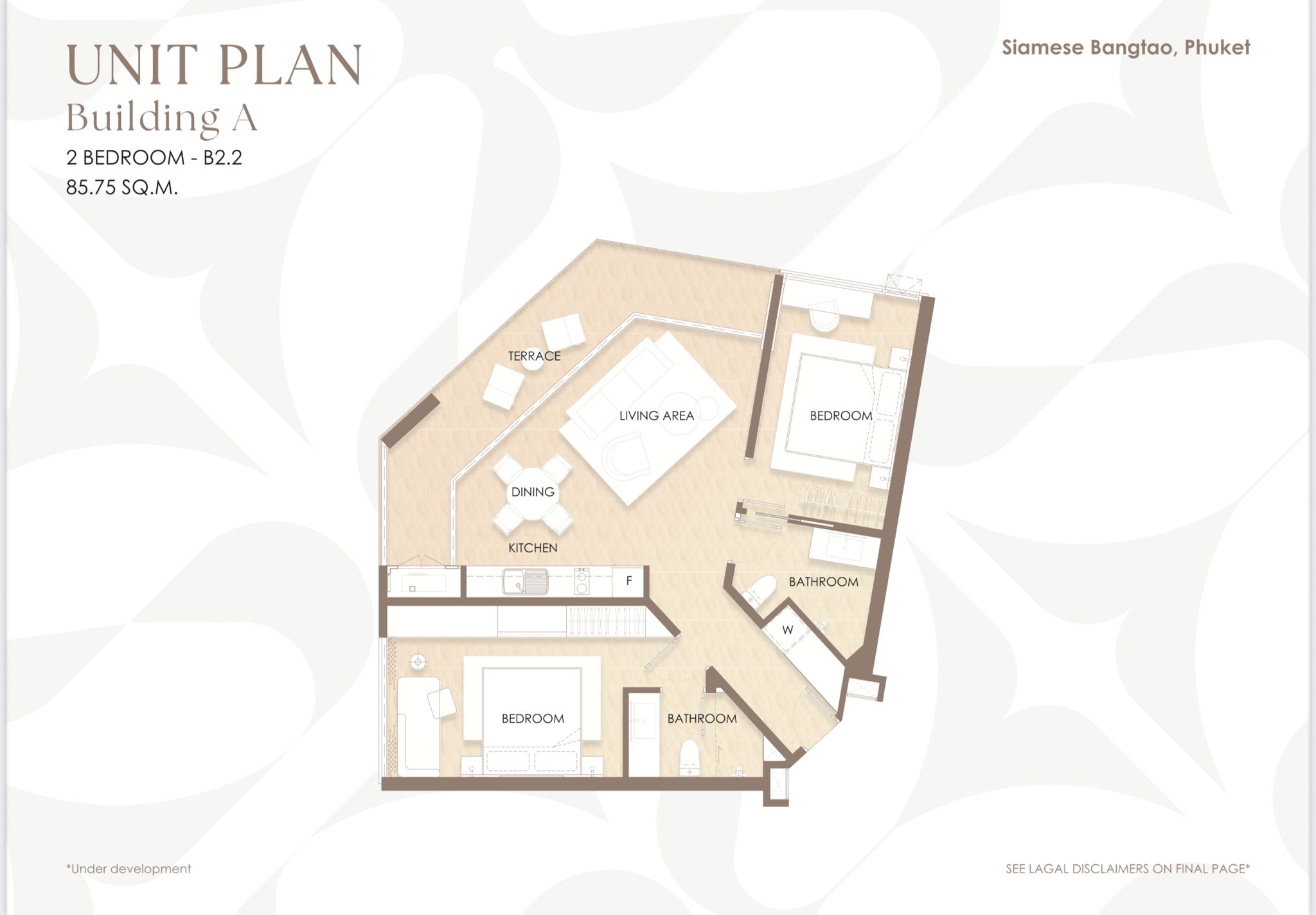 Floor plan 2 bed